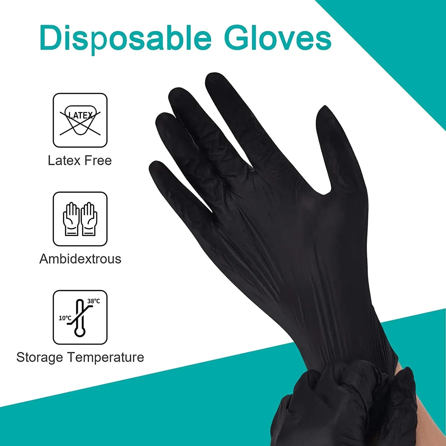 Nitrile Pro Gloves – Heavy Duty, Slip & Stain Resistant, Scratch Resistant