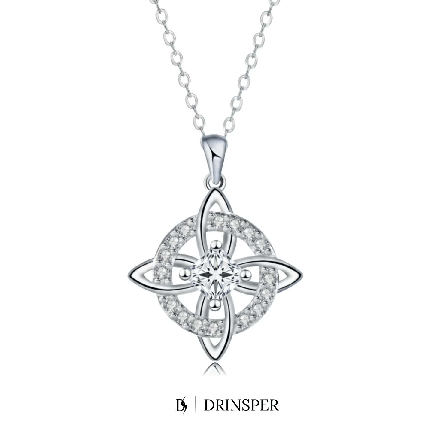Mystical Birthstone Witches Knot Necklace – Natural Crystal🔮💞Protect Your Loved Ones