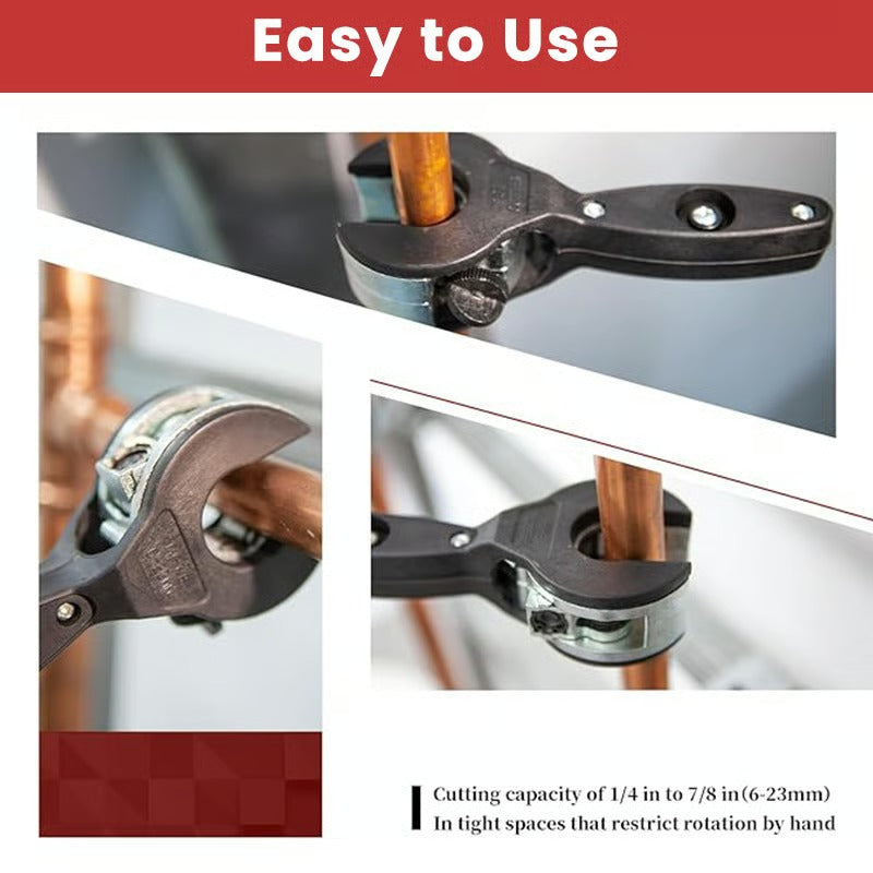 Ratchet pipe cutter