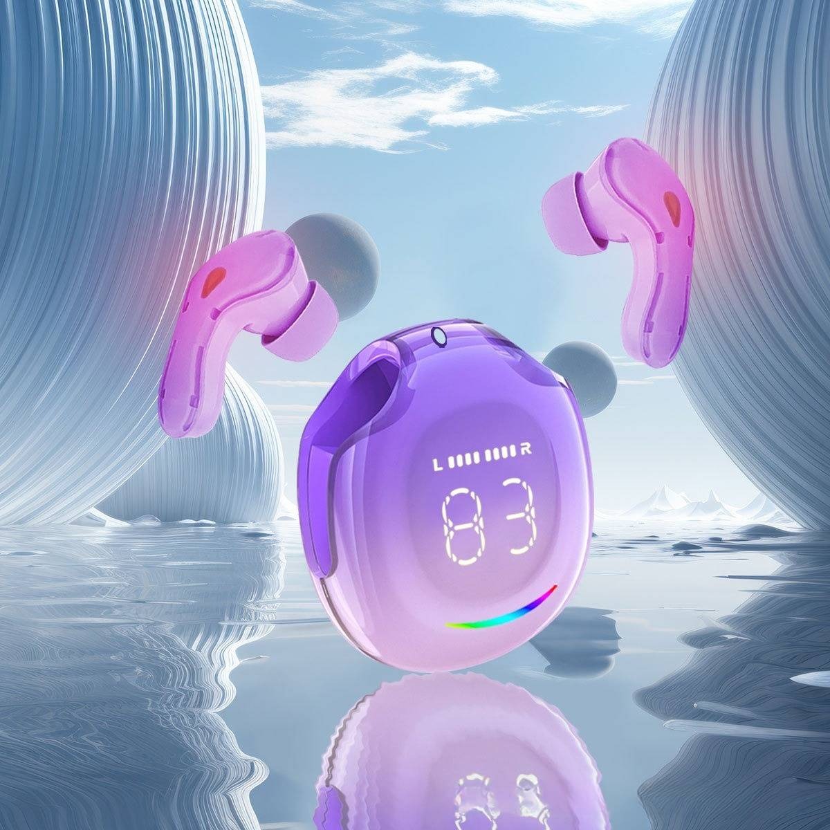 Long-lasting in-ear Bluetooth headset with digital display