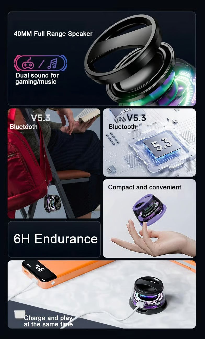 🎅Multifunctional magnetic Bluetooth speaker