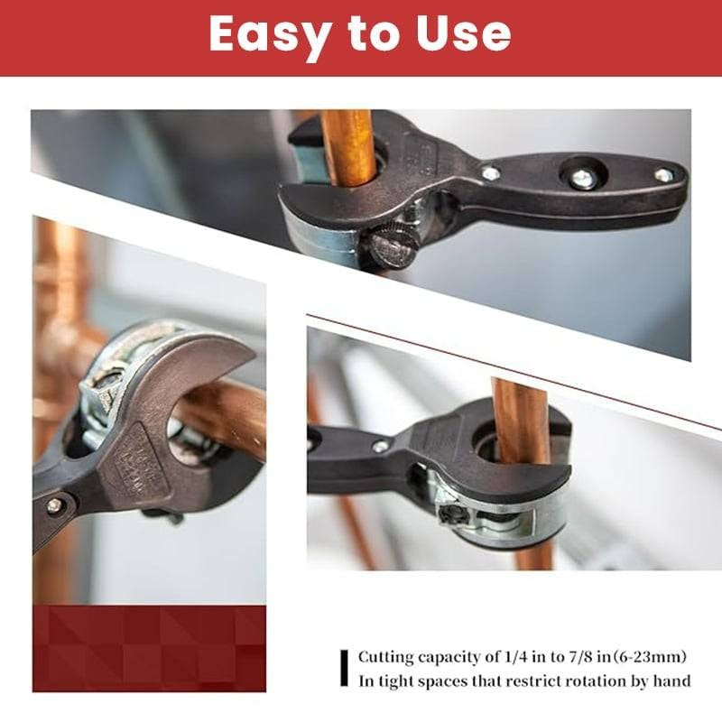 Ratchet pipe cutter