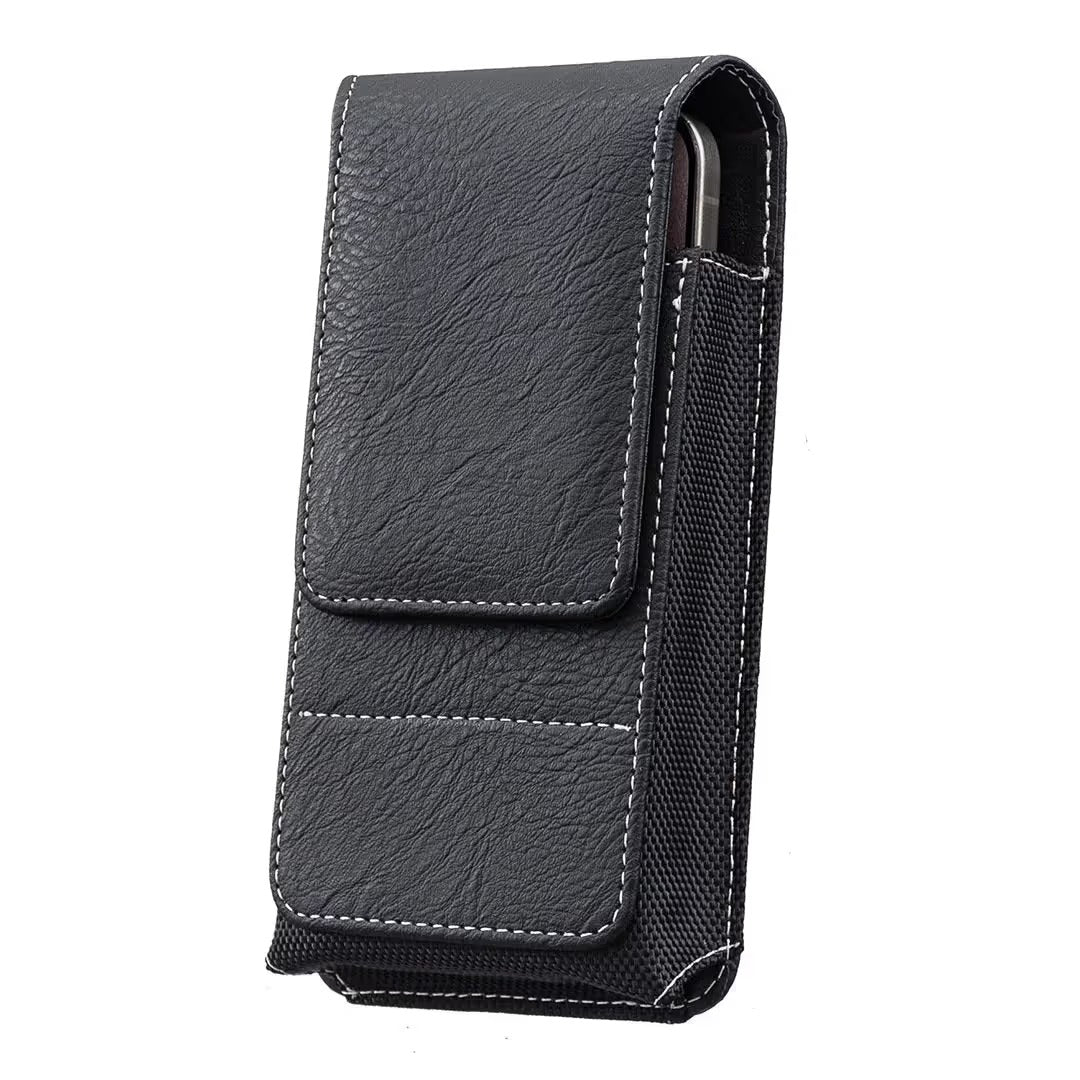 🔥Waist Belt Cell Phone Pouch 📱 Multi-Pocket Leather Holster with Card Holder