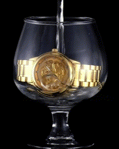 Men's luxury mechanical watch with dragon pattern