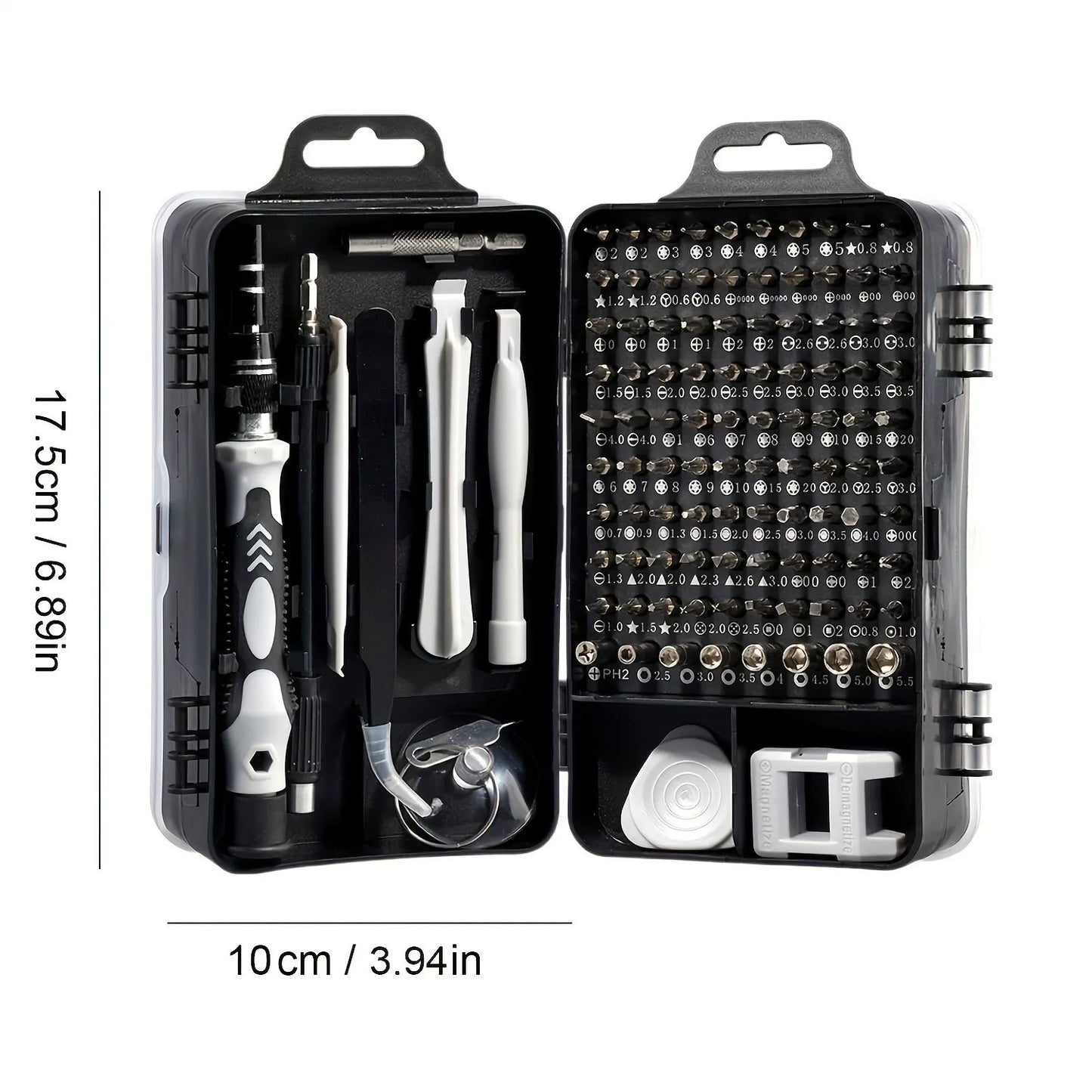 🧰 Magnetic Screwdriver Set (115 in 1 / 138 in 1) – Precision Bits, Strong Magnetism & Portable Storage Case 🔩