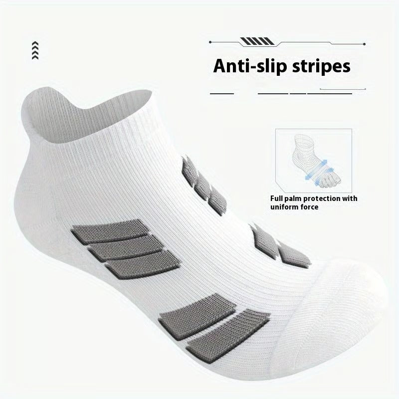 Unisex Low-Cut No-Show Sports Socks- 5 Pairs