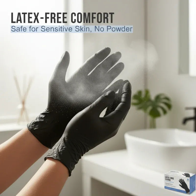 Nitrile Pro Gloves – Heavy Duty, Slip & Stain Resistant, Scratch Resistant