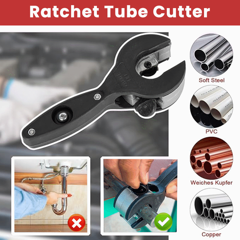 Ratchet pipe cutter