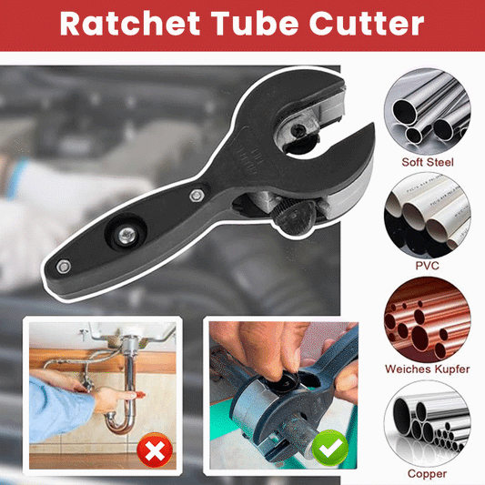 Ratchet pipe cutter